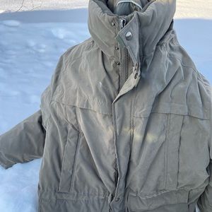 Alpine winter coat XXL green extremely warm,father coat never worn